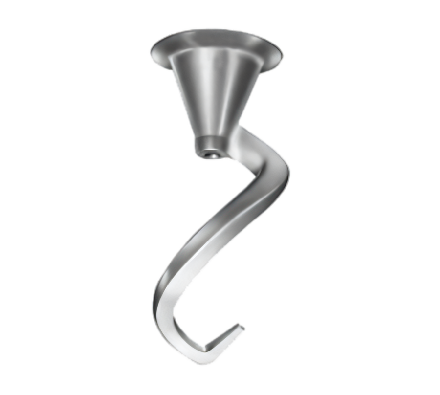 Product image #1 for Hobart Classic 140-Quart ED Aluminum Dough Hook Mixer Attachment