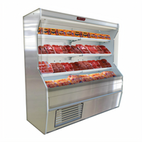 Howard-McCray 32E Series 50-Inch Open-Air Meat Merchandiser, Self-Contained, Stainless Steel, LED Lighting