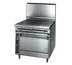 Thumbnail image #1 for Titan JTRH-2HT-A 24 Inch Heavy Duty Gas Range with Two Hot Tops and Cabinet Base