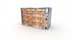 Thumbnail image #1 for Duke ReadyFlex RFHU-34-4 3x4 Compartment 4-inch Deep Hot Holding Cabinet with Touchscreen Control