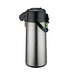 Thumbnail image #1 for Winco 2.5 Liter Stainless Steel Push Button Airpot with Glass Liner