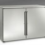 Thumbnail image #1 for Perlick Corporation Top Shelf DB48 48-Inch Two-Section Back Bar Dry Storage Cabinet, 2 Locking Doors, Stainless Steel Interior