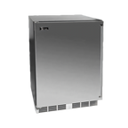 Thumbnail image #1 for Perlick Corporation Quick Ship HC24FS-SS-STK Undercounter Glass Chiller Freezer, 5.3 cu. ft., Solid Left-Hinged Door, -10°F to 10°F