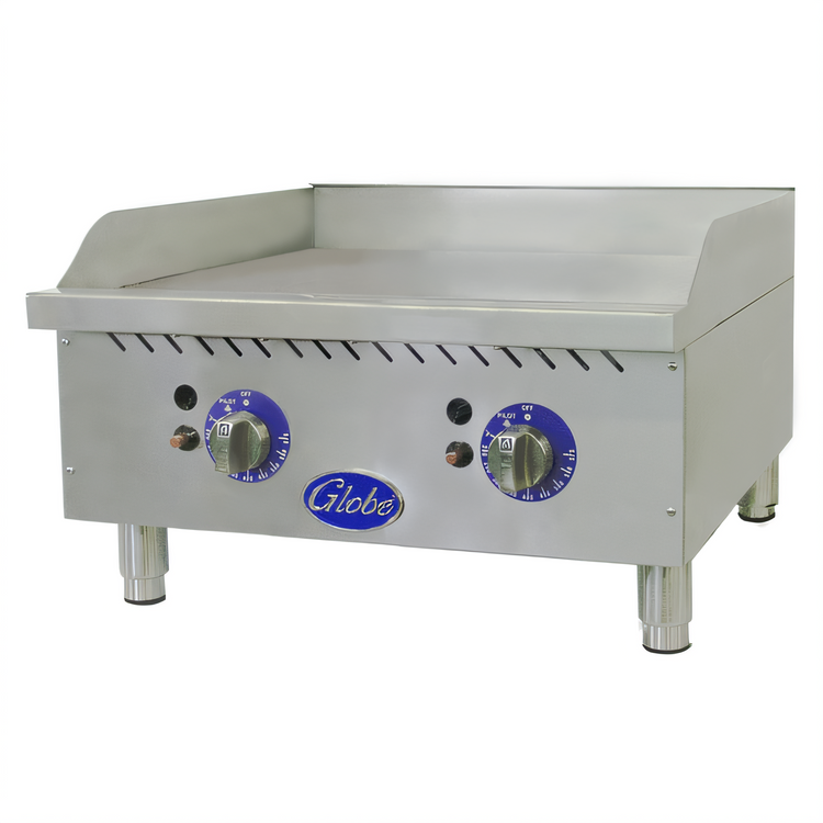 Product image #1 for Globe 24-Inch Countertop Gas Griddle, 60,000 BTU