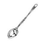 Thumbnail image #1 for American Metalcraft HMMS18 Solid Stainless Steel Portion Control Server, 1/8 Cup, Hammered Handle, 11-1/2 Inch Case of 72