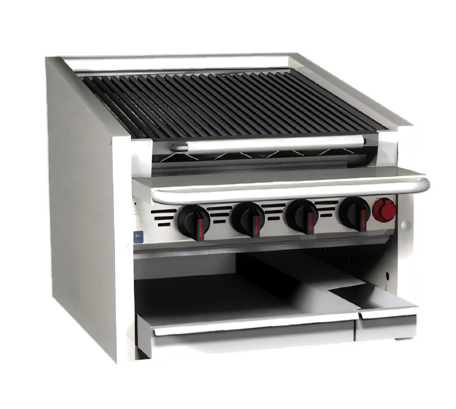 Product image #1 for Magikitch'n CM-SMB-660 60-Inch Countertop Gas Coal Charbroiler