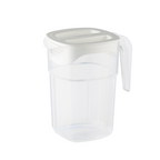 Thumbnail image #1 for CFS Brands Araven 11402 47 oz Translucent Polypropylene Pitcher with Lid, Handle, and Stackable Design Case of 6