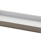 Thumbnail image #1 for American Metalcraft UPLS10MO Rectangular Melamine Serving Platter, 10 x 4-3/4 Inches, Mocha Case of 12
