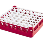Thumbnail image #1 for Vollrath Signature 5269910 Full-Size 49-Compartment Short Polypropylene Glass Rack, Light Green Case of 6