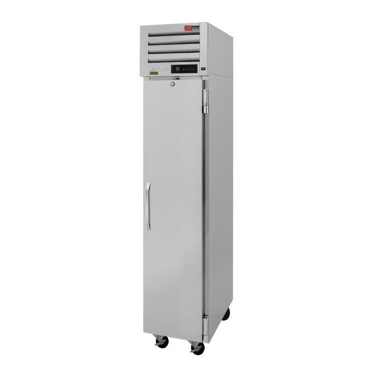 Product image #1 for Turbo Air PRO Series 9.6 Cu. Ft. One-Section Reach-In Refrigerator with Solid Door, Top-Mount Self-Contained Refrigeration