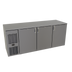 Thumbnail image #1 for Glastender C1FL72 Front-Serviced Low Profile 72-Inch Three-Section Back Bar Cooler with Self-Contained R290 Refrigeration