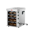 Thumbnail image #1 for Omcan 4-Channel Vertical Electric Countertop Food Warmer, 21-Inch Wide, 220V