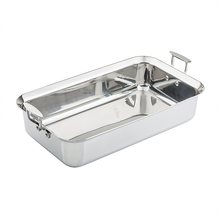 Product image #1 for Tri-Ply Full-Size Stainless Steel Serving Pan with Handles, 11.25 Qt.