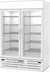 Thumbnail image #1 for Beverage Air MarketMax Dual-Temp Two-Section Reach-In Glass Door Merchandiser Refrigerator/Freezer