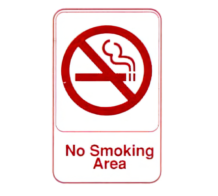 Product image #1 for Vollrath 5643 Health Signage & Messaging