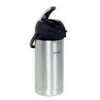 Thumbnail image #1 for BUNN 36725.0000 3.8 L (128 oz.) Lever-Action Stainless Steel Airpot with Stainless Steel Liner
