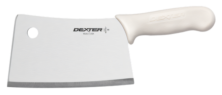 Product image #2 for Dexter Russell Sani-Safe 7-Inch Cleaver with White Polypropylene Handle