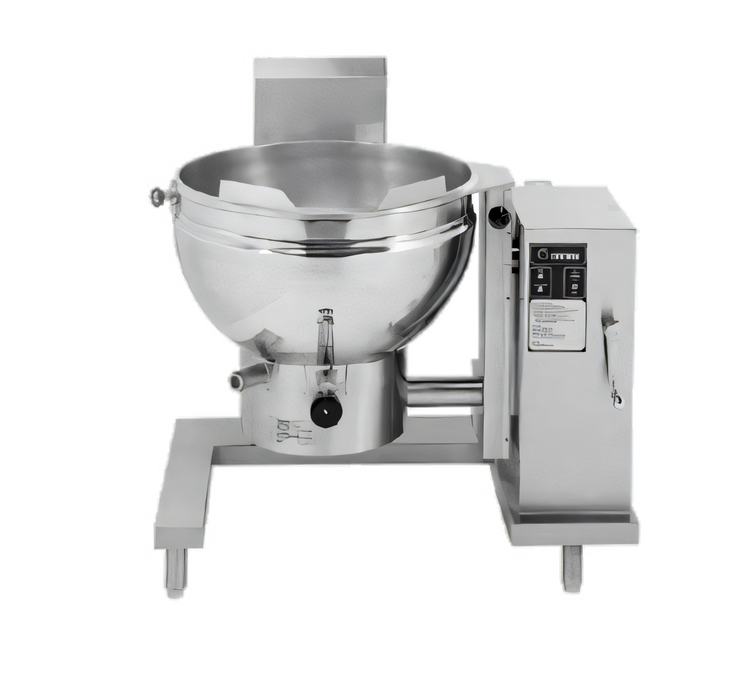 Product image #1 for Groen DHS-40C Low-Height 40-Gallon Gas Tilting Steam Kettle with Classic Controls