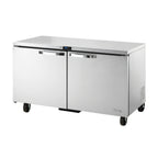 Thumbnail image #1 for True Mfg. - General Foodservice SPEC SERIES TUC-60-HC~SPEC3 60-Inch 2-Section Undercounter Solid Door Refrigerator, Stainless Steel, Self-Contained