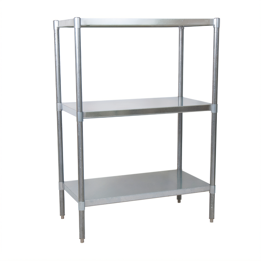 Product image #1 for BK Resources Stainless Steel Dry Storage Shelving Unit, 43 Inch x 24 Inch x 60 Inch, 3 Shelves