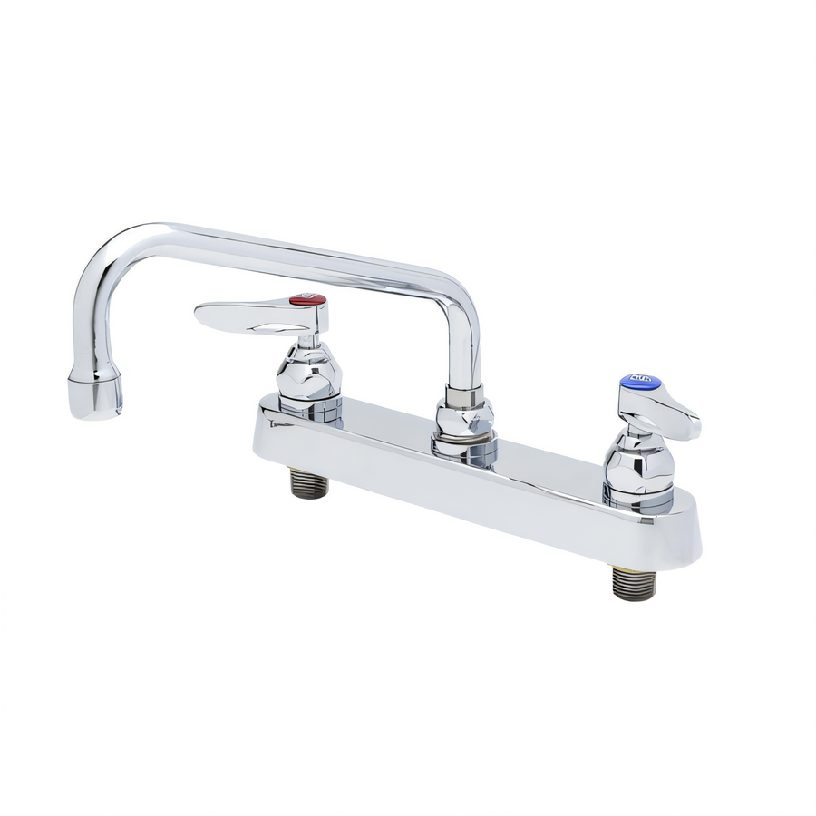 Product image #1 for T&S Brass B-1121 8-Inch Center Deck-Mount Workboard Faucet with 8-Inch Swing Nozzle
