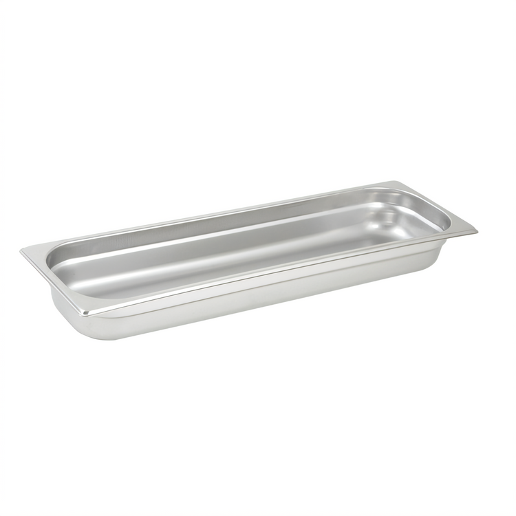 Product image #2 for Winco SPJL-2HL Half-Size Long Stainless Steel Steam Table Pan, 2-1/2 Inch Deep, 25 Gauge