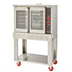 Thumbnail image #1 for American Range Majestic Single-Deck Bakery Depth Gas Convection Oven with 50/50 Glass Doors