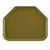 Thumbnail image #2 for Cambro Camtray Trapezoid Fast Food & Cafeteria Tray, 14-9/16 x 19-1/2 Inch, High-Impact Fiberglass, Olive Green