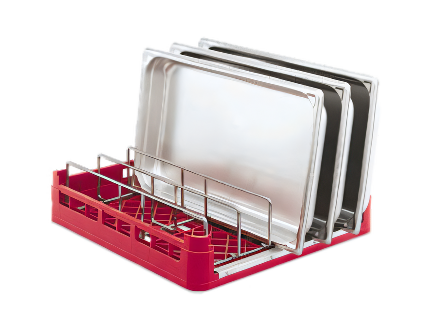 Product image #1 for Signature Full-Size Open-End Dishwasher Rack for Insulated Trays and 2-1/2-Inch Steam Table Pans