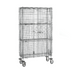 Thumbnail image #1 for Metro Super Erecta Mobile Security Unit with 2 Intermediate Shelves, Chrome Plated