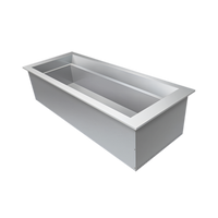 Hatco Drop-In Slim Insulated Ice Well, 2-Pan, 48-1/8 Inch x 19 Inch
