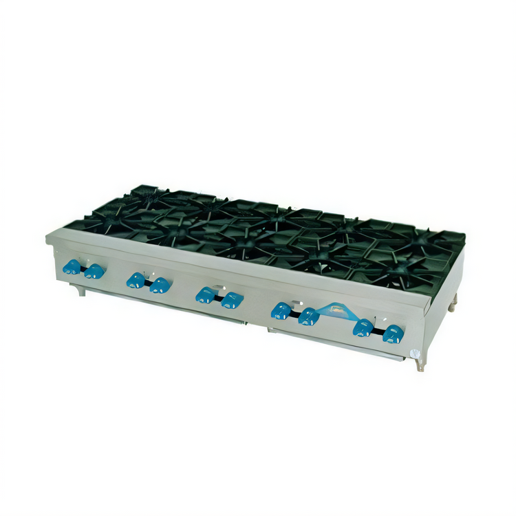 Product image #1 for Comstock-Castle 60-Inch Countertop Gas Hot Plate with 10 Star Burners