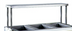 Thumbnail image #1 for Eagle Group OS-HT2 Table-Mount Single Deck Hot Food Table Overshelf, 33-Inch W x 10-Inch D, 16 Gauge 430 Stainless Steel