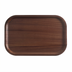 Thumbnail image #2 for Cambro Camtray Rectangular Fiberglass Serving Tray, 12-1/2 x 16-1/2, Burma Teak
