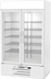 Thumbnail image #1 for Beverage-Air MarketMax IQ 47-Inch Two-Section Reach-In Glass Door Merchandiser Freezer, White
