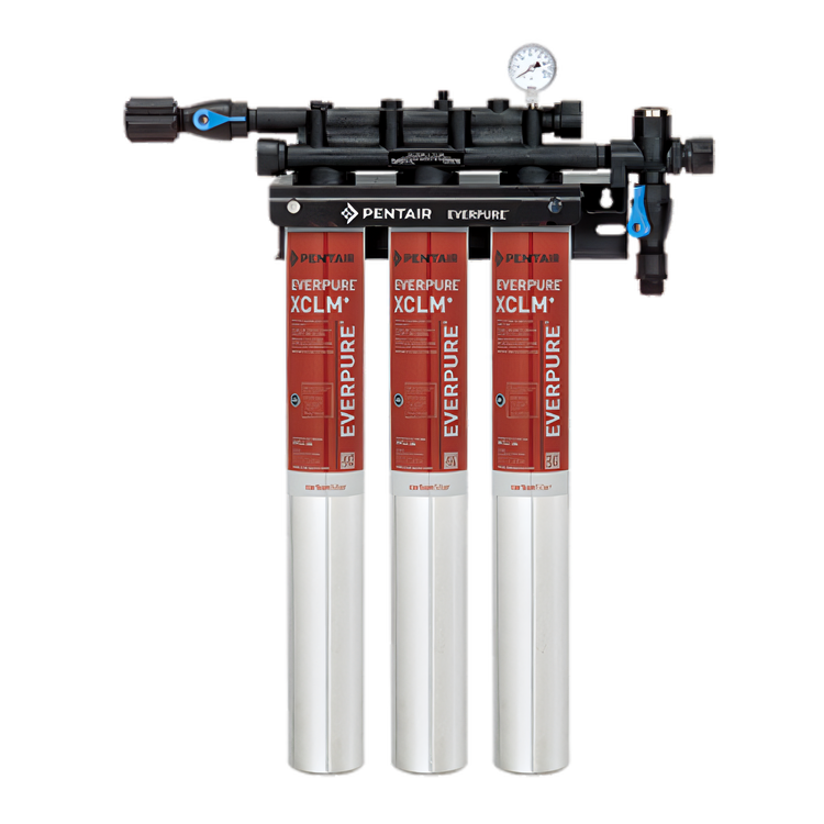 Product image #1 for Everpure QC7I Triple-XCLM+ High-Capacity Fountain Chloramines Reduction Water Filtration System, 5 Micron