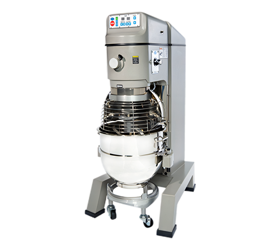 Product image #1 for Globe 60 Quart Planetary Pizza Floor Mixer, 2-Speed, 3 HP, with Digital Timer and Power Bowl Lift