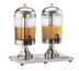 Thumbnail image #1 for Double Juice Dispenser with 2 8-1/2 Quart Acrylic Containers and Ice Container