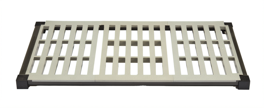 Product image #1 for Cambro Camshelving Elevation Series 18-Inch x 30-Inch Vented Wall Shelving Add-On Shelf Kit, Brushed Graphite