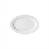 Thumbnail image #1 for Birkhall Endless Table White Porcelain Oval Platter with Rolled Edge, 13-3/4 x 9-7/8 Inches