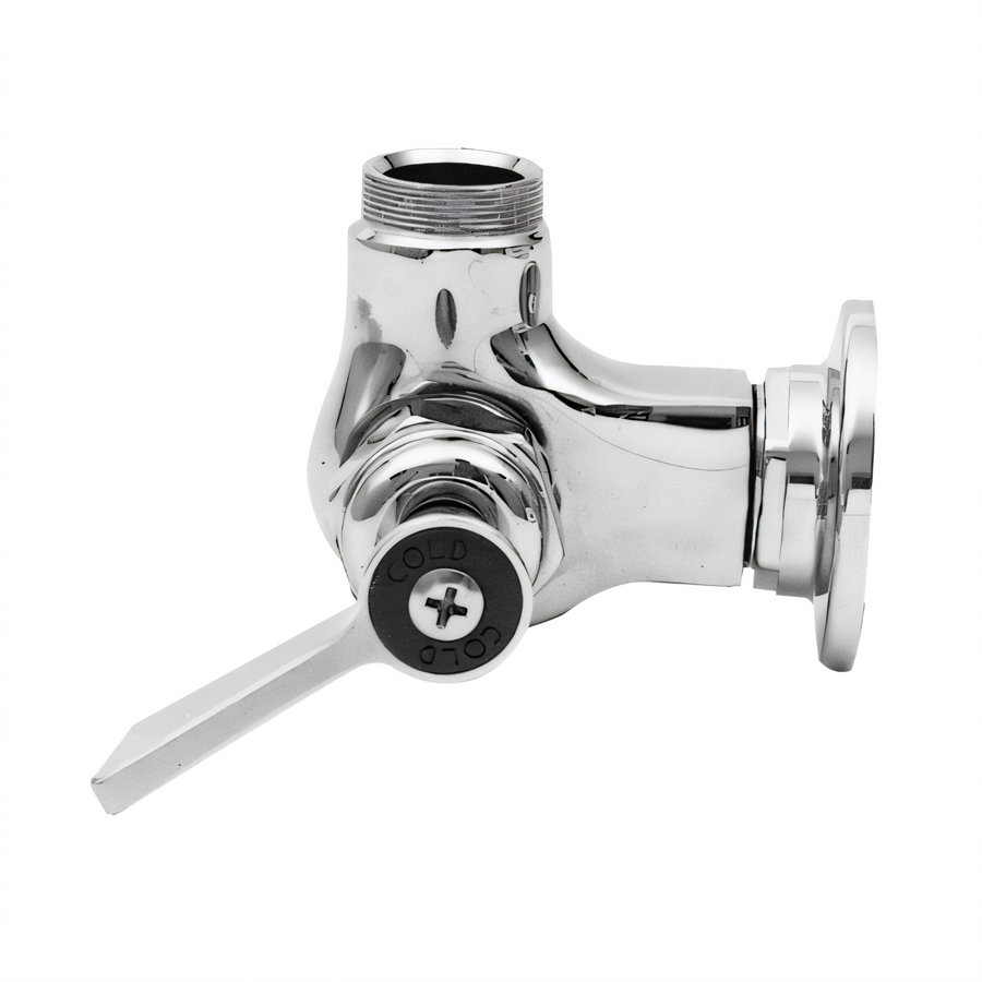 Product image #1 for ADA-Compliant Wall-Mount Stainless Steel Control Valve with Swivel Outlet and Swivel Stem