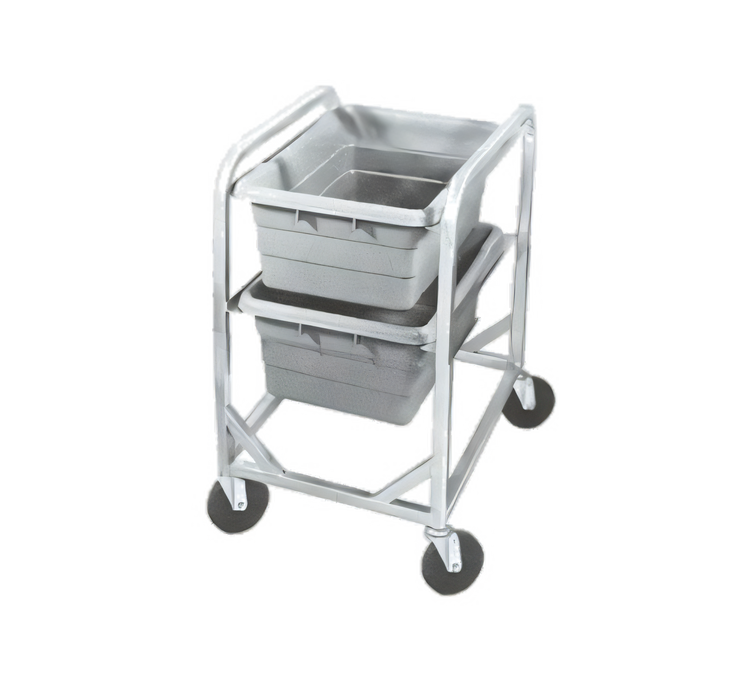 Product image #1 for Channel Manufacturing All-Welded Stainless Steel End-Load Lug Rack for 2 Lugs with 5-Inch Swivel Casters