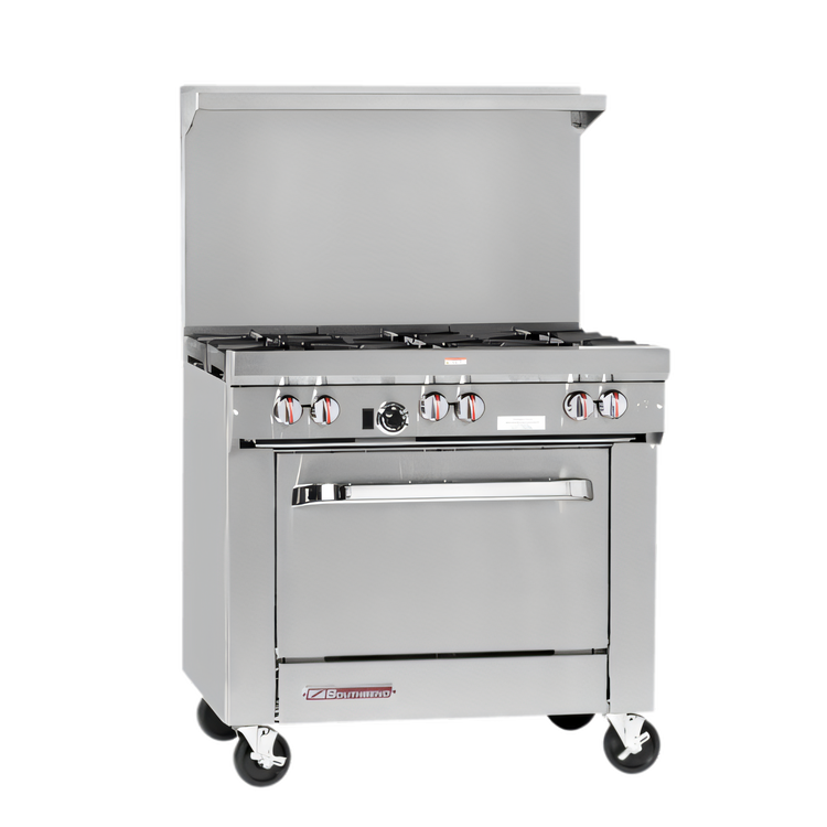 Product image #1 for Southbend S-Series 36.5-Inch Commercial Gas Range with 6 Open Burners and Standard Oven