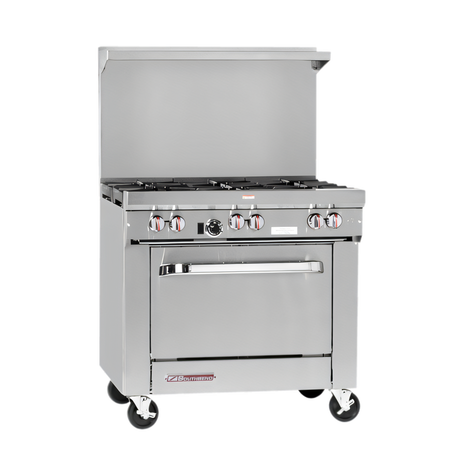 Product image #1 for Southbend S-Series 36.5-Inch Commercial Gas Range with 6 Open Burners and Standard Oven