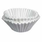 Thumbnail image #1 for BUNN 20106.0000 Paper Coffee Filters, 8-1/2" Top Diameter x 3" Bottom Diameter, White