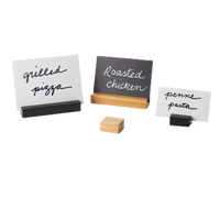 American Metalcraft 4-Inch Natural Bamboo Menu Card Holder