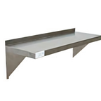 Thumbnail image #1 for Serv-Ware SSWS1236-CWP-V Stainless Steel 430 Series Wall-Mounted Shelf, 36"W x 12"D