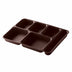 Thumbnail image #1 for Cambro Separator® 6-Compartment Rectangular Co-Polymer Compartment Tray, Brown
