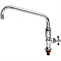 Big-Flo Deck-Mount Single-Temperature Pot Filler Faucet with 12-Inch Swing Nozzle