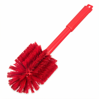 Sparta Color-Coded Multi-Purpose Valve & Fitting Brush, 16-Inch Round Head, Medium Stiff Polyester Bristles, Red